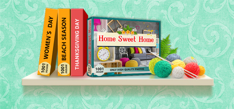 1001 Jigsaw. Home Sweet Home Cover Image