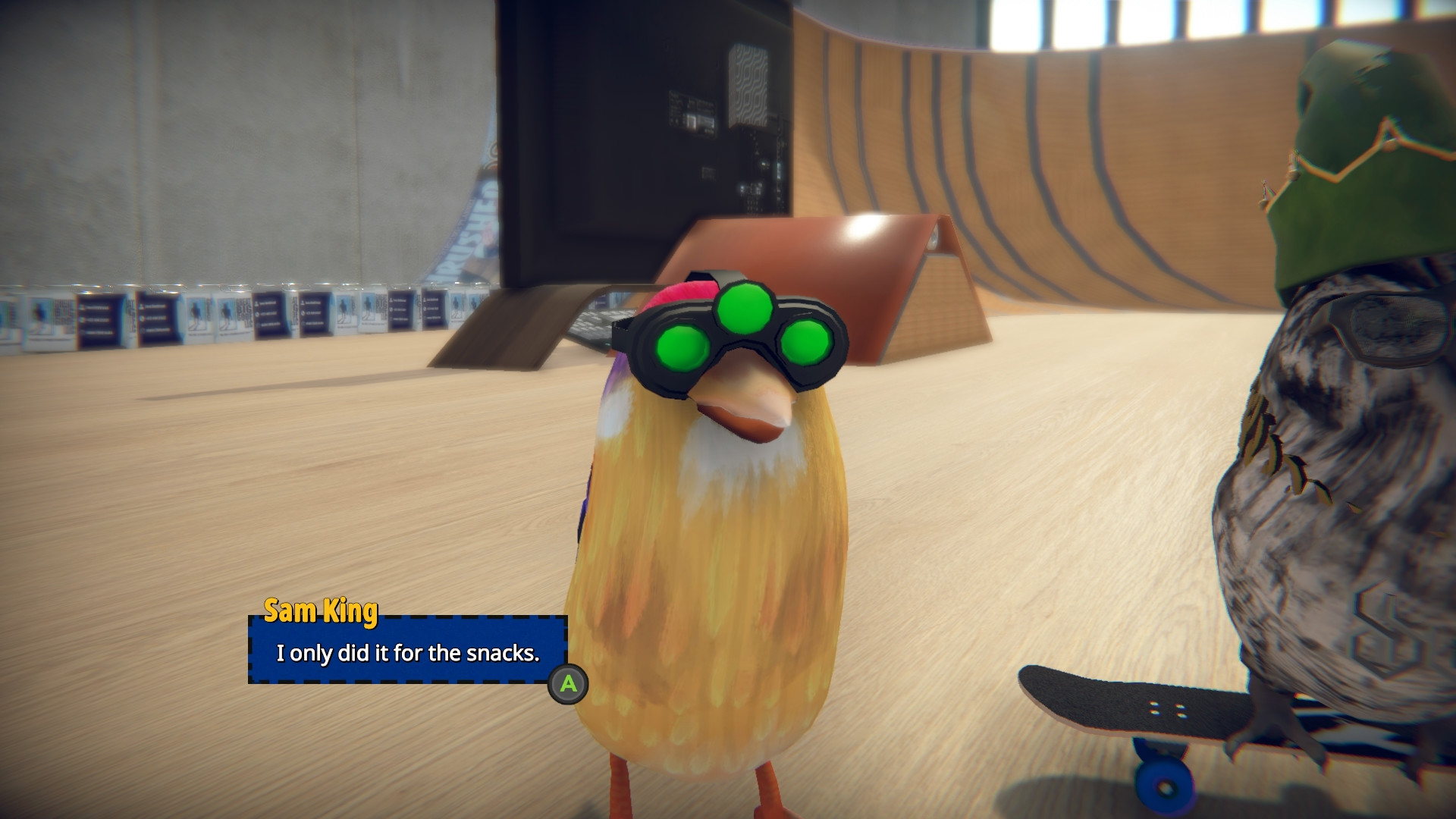 skatebird game