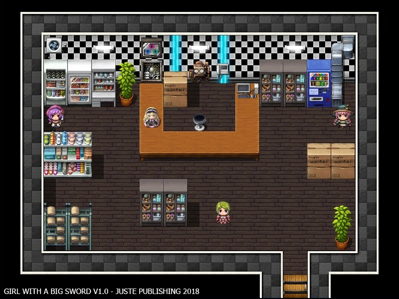 Girl with a big SWORD - Wallpapers screenshot screenshot 2