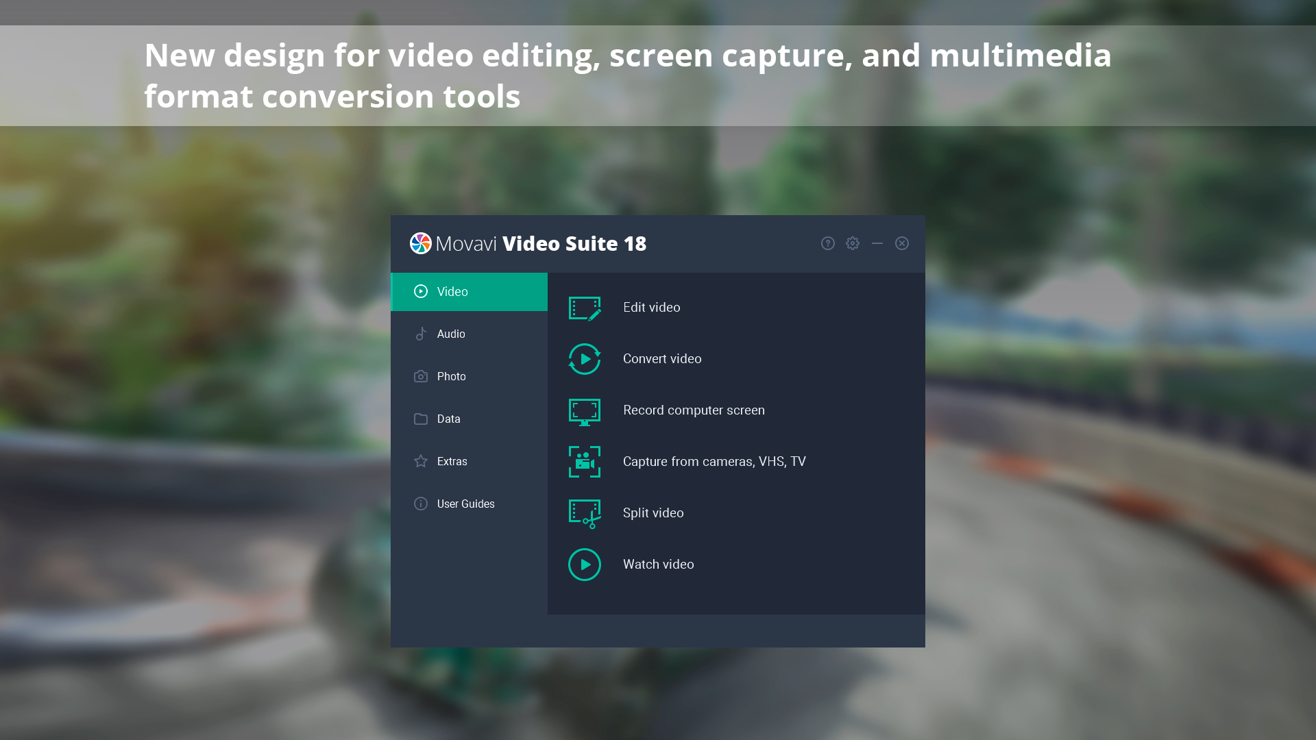 Movavi Video Suite 18 - Video Making Software - Edit, Convert, Capture Screen, and more