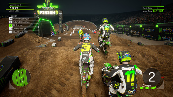 скриншот Monster Energy Supercross 2 - Monster Energy Cup 0