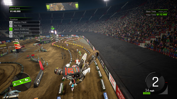 скриншот Monster Energy Supercross 2 - Los Angeles Memorial Coliseum 0