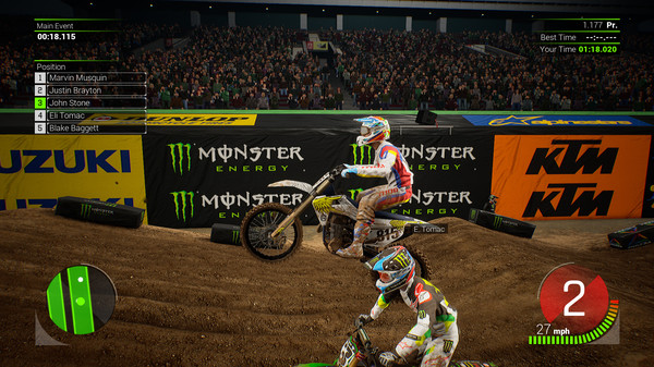 скриншот Monster Energy Supercross 2 - Outfit starting pack 2