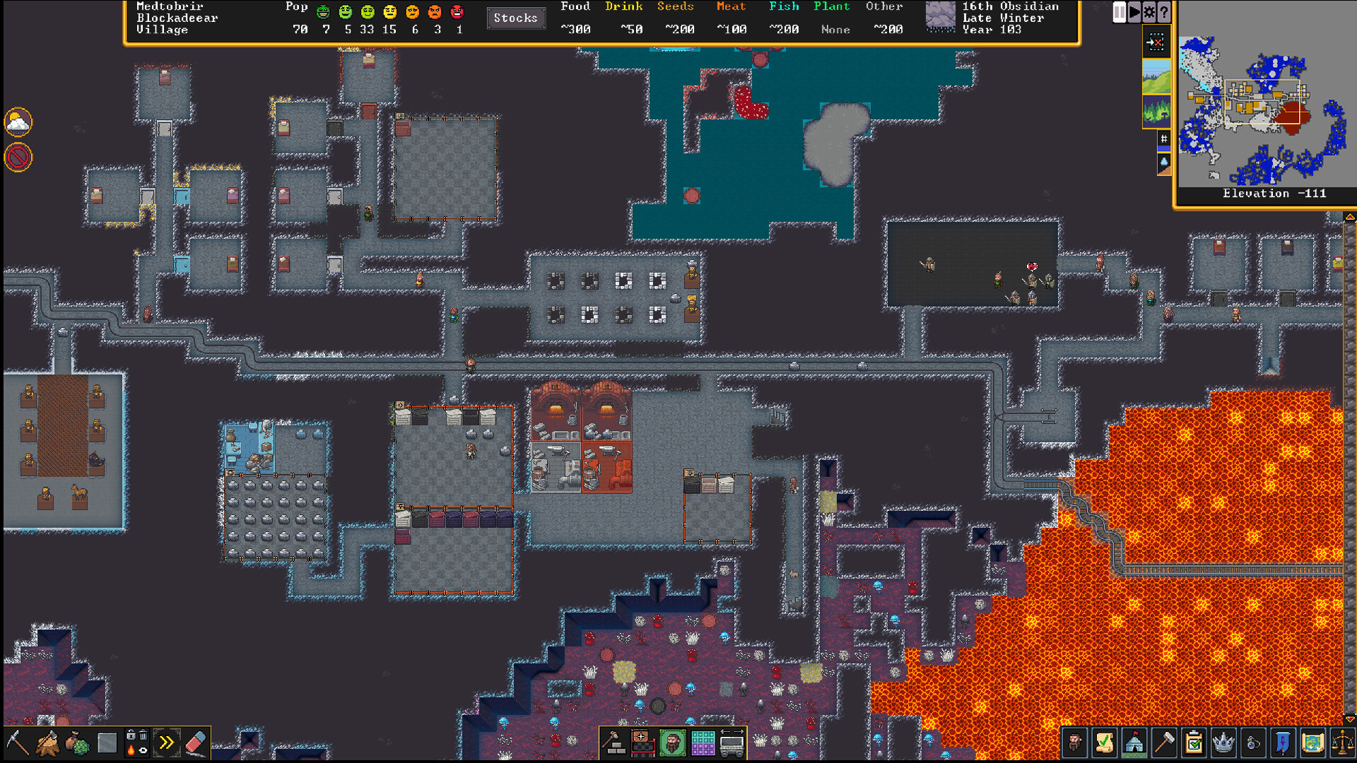 screenshot of Dwarf Fortress 9
