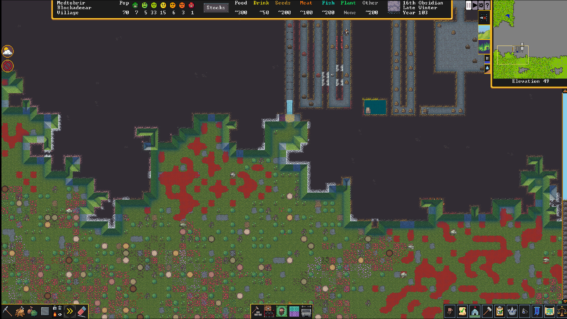 screenshot of Dwarf Fortress 6