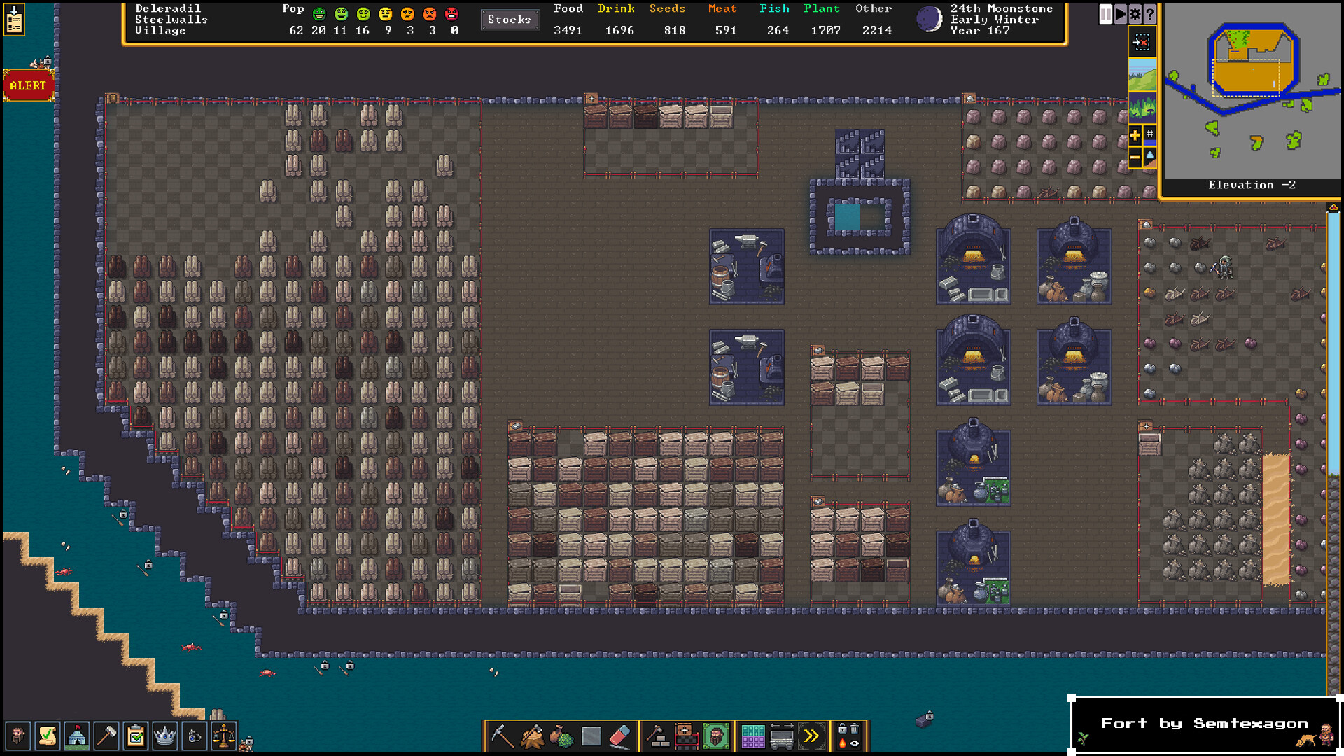 screenshot of Dwarf Fortress 3