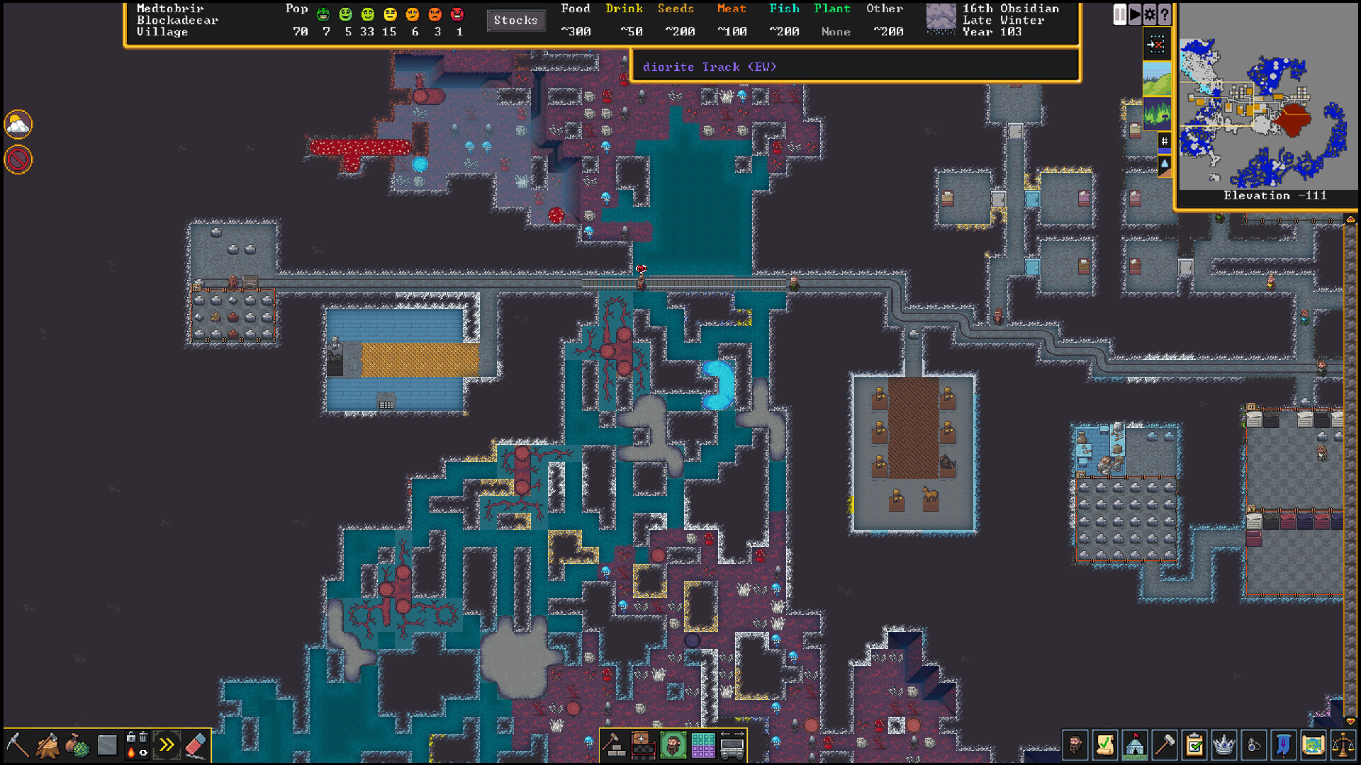 screenshot of Dwarf Fortress 12
