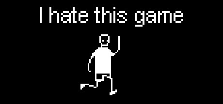 Steam header art for I hate this game