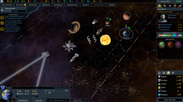скриншот Galactic Civilizations III: Retribution Expansion 1