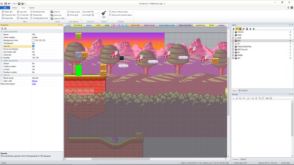скриншот Basic Platformer Game Engine For Construct 2 and 3 0