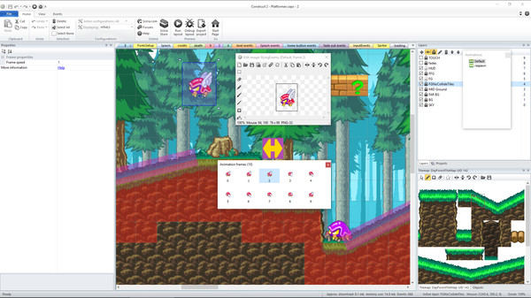 скриншот Basic Platformer Game Engine For Construct 2 and 3 1