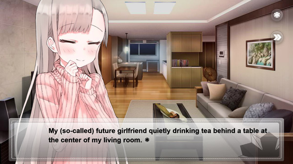 Screenshot of My so-called future girlfriend [Visual Novel]