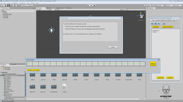 скриншот NaturalFront 3D Face Animation Unity Plugin Pro 0