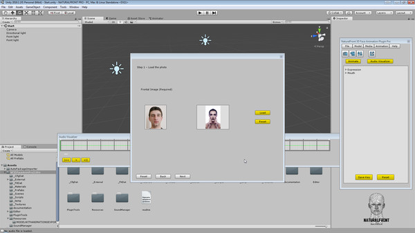 скриншот NaturalFront 3D Face Animation Unity Plugin Pro 2