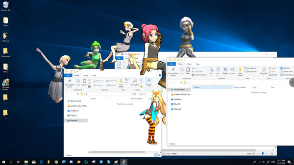 скриншот Ultimate Desktop Character Engine 0