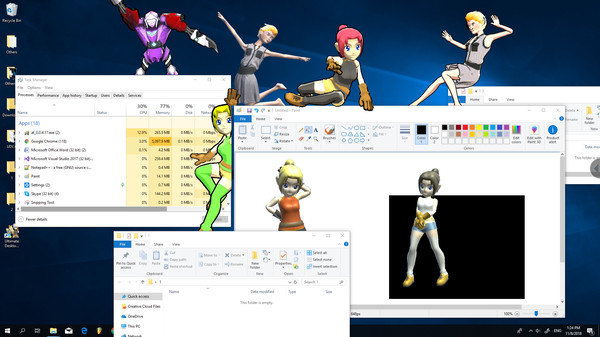 скриншот Ultimate Desktop Character Engine 1
