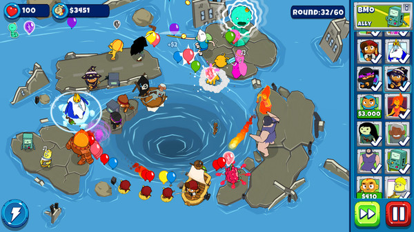 Скриншоты Bloons Adventure Time TD 1