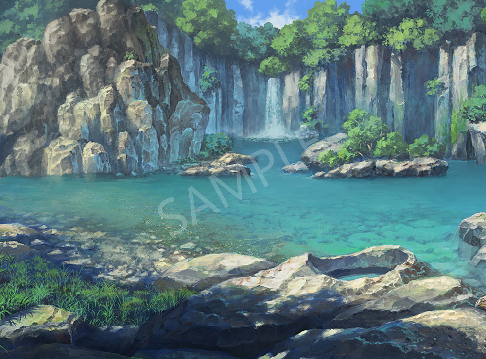 RPG Maker MV - TOKIWA GRAPHICS Battle BG No.2 Woods/Riverside #7