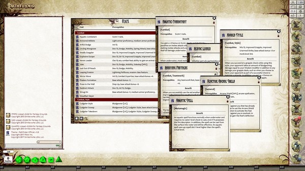 скриншот Fantasy Grounds - Pathfinder RPG - Melee Tactics Toolbox (PFRPG) 3