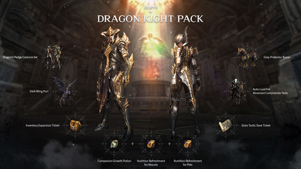 скриншот Bless Online: Dragon Knight Pack 0