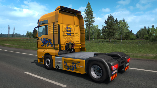 скриншот Euro Truck Simulator 2 - Estonian Paint Jobs Pack 2