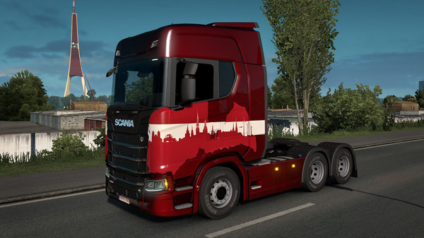 скриншот Euro Truck Simulator 2 - Latvian Paint Jobs Pack 0