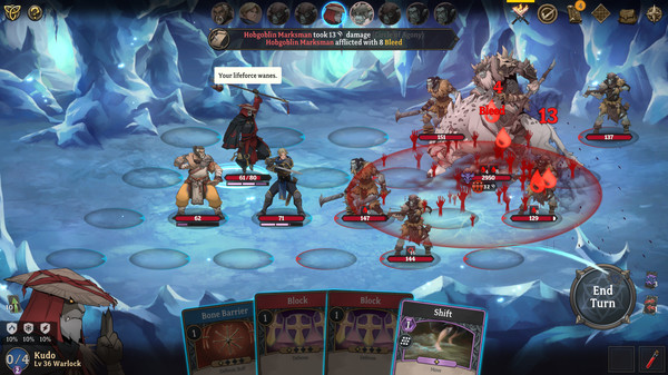 Screenshot of Gordian Quest