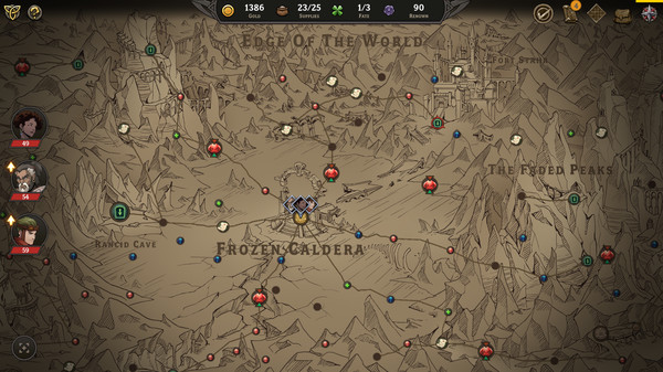 Screenshot of Gordian Quest