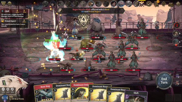 Screenshot of Gordian Quest
