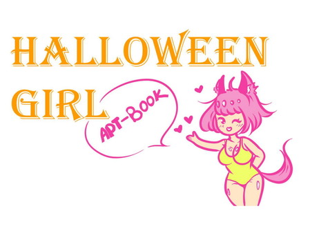 скриншот Halloween Girl - Art Book 0