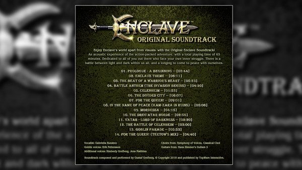 скриншот Enclave - Soundtrack 1