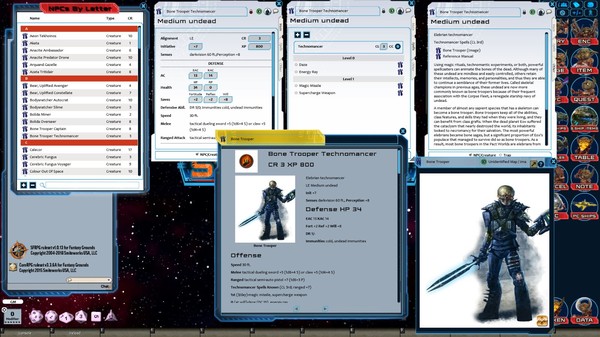 скриншот Fantasy Grounds - Starfinder Alien Archive 2 (SFRPG) 0