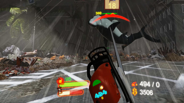 Скриншот из Sharknado VR: Eye of the Storm (Arcade Edition)