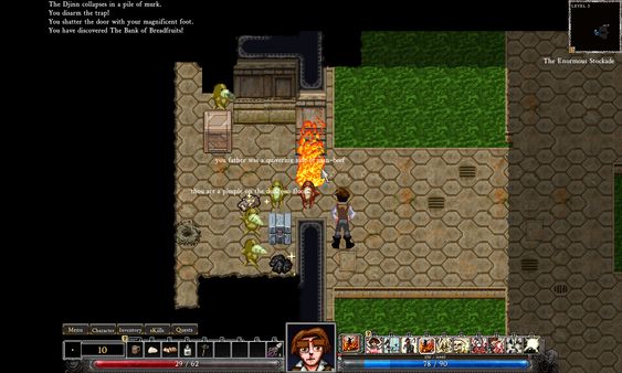 скриншот Dungeons of Dredmor 1