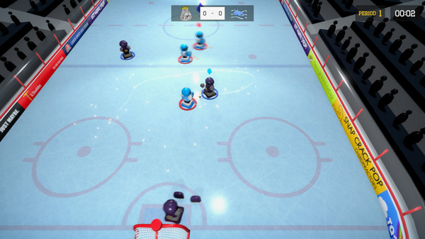 скриншот 3 on 3 Super Robot Hockey 3