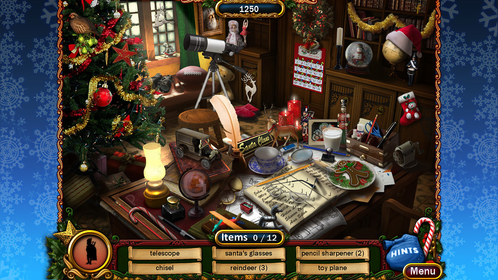 Santa Christmas Gift : Hidden Object Game 100 Level