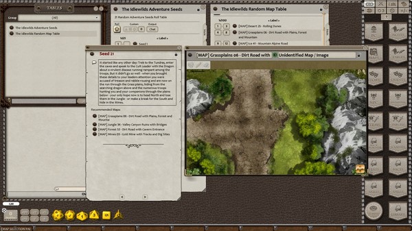 скриншот Fantasy Grounds - Meander's Map Pack: Idlewilds (Map Pack) 2