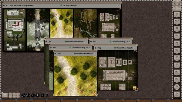 скриншот Fantasy Grounds - Rise of the Drow Map Pack (Map Pack) 2