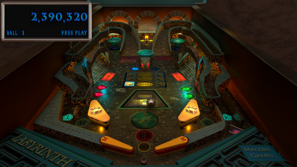 скриншот Malzbie's Pinball Collection - Labyrinth 3