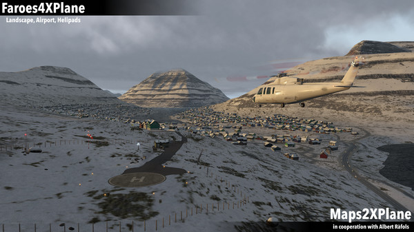скриншот X-Plane 11 - Add-on: Aerosoft - Faroe Islands XP 3