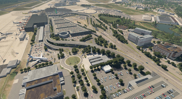 скриншот X-Plane 11 - Add-on: Aerosoft - Airport Köln/Bonn 1