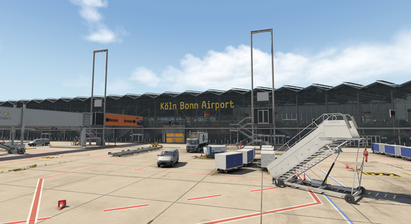 скриншот X-Plane 11 - Add-on: Aerosoft - Airport Köln/Bonn 3