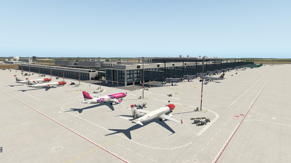 скриншот X-Plane 11 - Add-on: Aerosoft - Airport Berlin-Brandenburg 4
