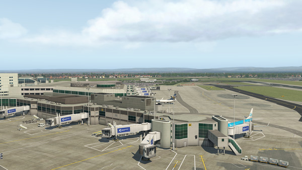 скриншот X-Plane 11 - Add-on: Aerosoft - Airport Manchester 1
