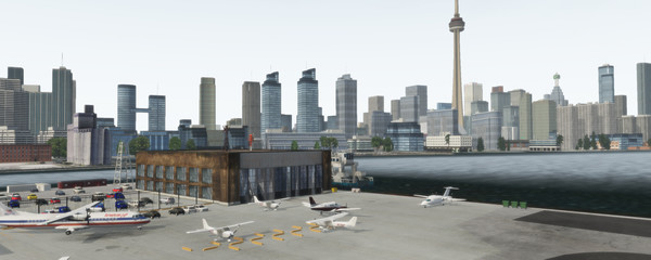 KHAiHOM.com - X-Plane 11 - Add-on: Skyline Simulations -  CYTZ - Billy Bishop Toronto City Airport