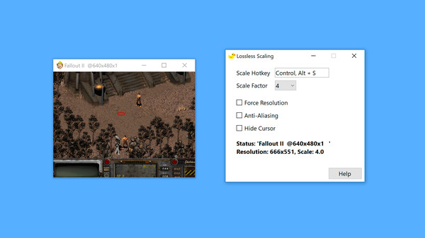 Lossless Scaling - Integer Scaling for Games-游戏截图