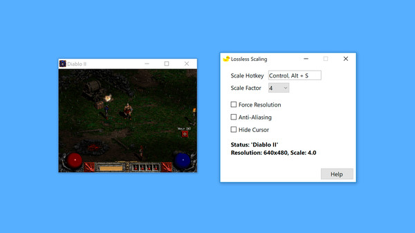 Lossless Scaling - Integer Scaling for Games-游戏截图