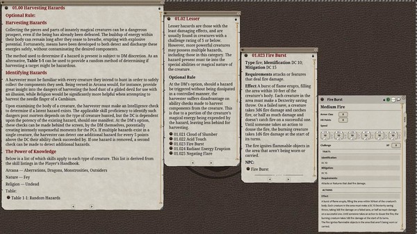 скриншот Fantasy Grounds - Creature Components - Tome of Beasts (5E) 4