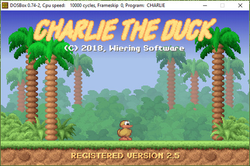 Charlie the Duck - Original version in DosBox