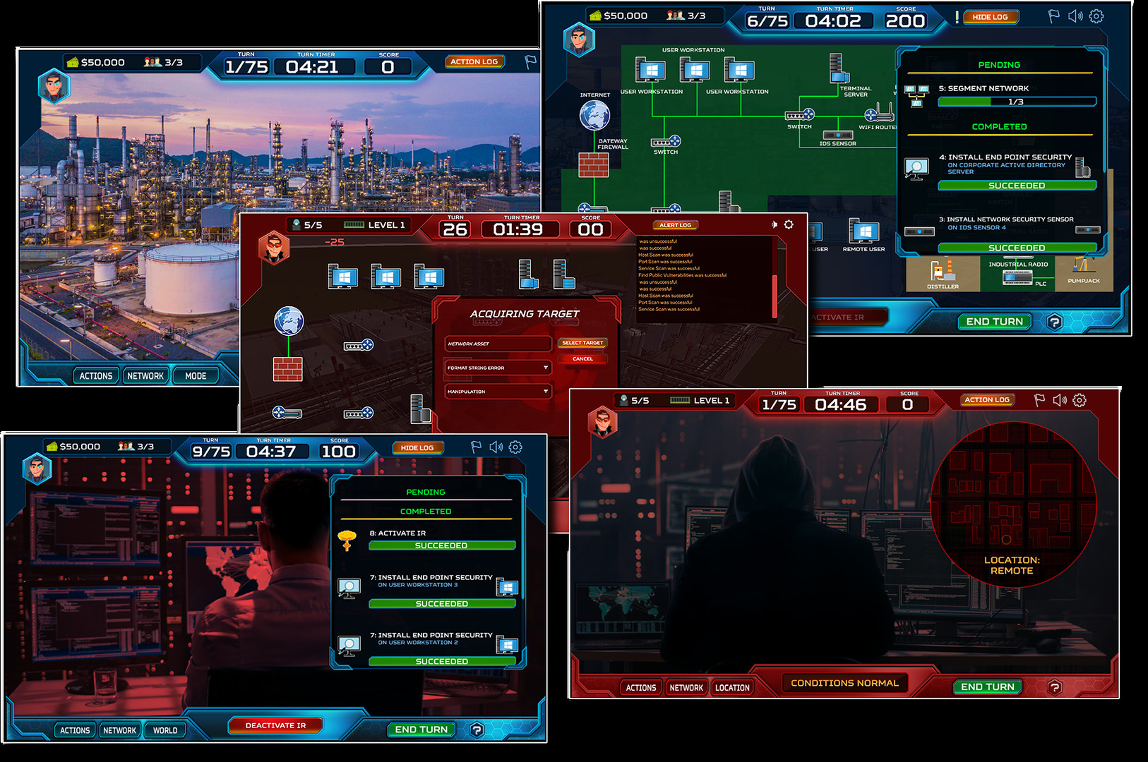 ThreatGEN: Red vs. Blue screenshot 1